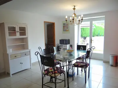 Cuisine ou kitchenette dans l'établissement Gîte L'étable