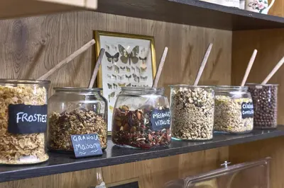 Nourriture dans l'hôtel ou à proximité