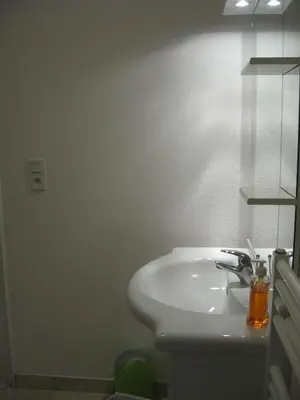 Salle de bains dans l'établissement Chez Robert et Catherine