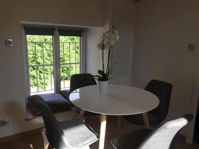 Coin salon dans l'établissement Gîte des Charmilles /La Maison des Gardes