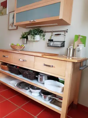Cuisine ou kitchenette dans l'établissement Apartment Bonnard - best view in Dijon 90 sqm airconditioned apart