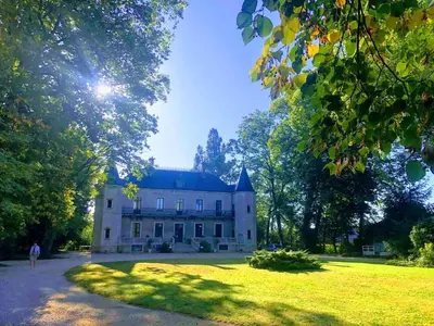 Jardin de l'établissement Château de la villeneuve