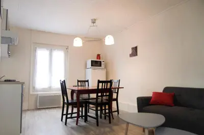 Cuisine ou kitchenette dans l'établissement L'Orée des Lacs (Appartement n°1)
