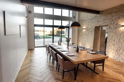 Plan de l'établissement Aux Cortons - Maison avec vue sur le vignoble