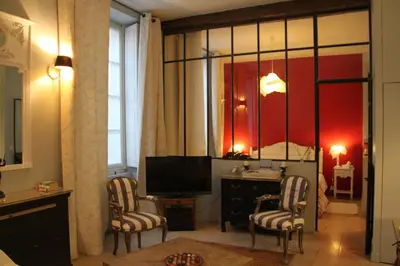 Coin salon dans l'établissement Le Loisy