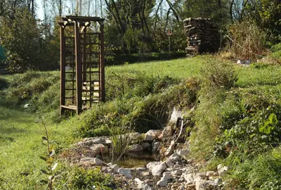 Jardin de l'établissement Ô Saveur de l’Instant