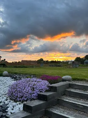Jardin de l'établissement Gite 1er Cru - La Loubertine
