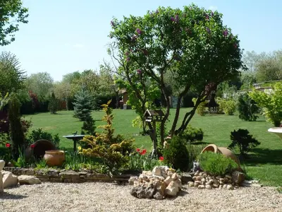 Jardin de l'établissement Le Verger du Sausset