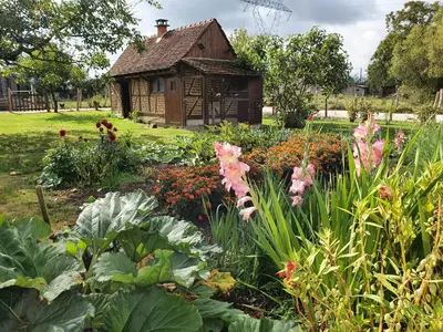 Jardin de l'établissement une Pause à la Campagne