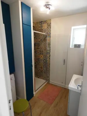Salle de bains dans l'établissement Le Clos De Quintaine Gîtes de Charme