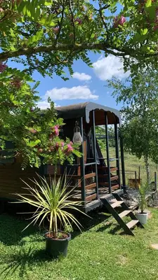 Jardin de l'établissement La roulotte d'Elicie