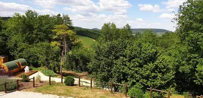 Paysage naturel près de la maison d'hôtes