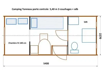 Plan de l'établissement Les Tonneaux Bourguignons du Carré Saint Pierre