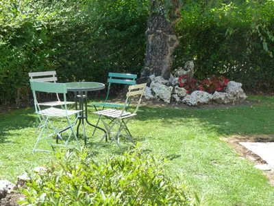 Jardin de l'établissement Chez Jeannette