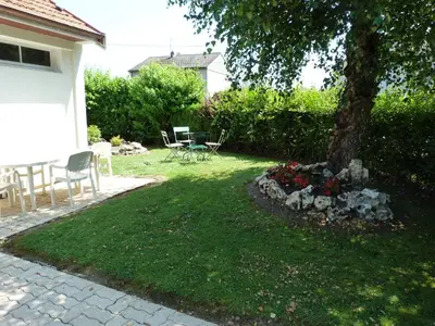 Jardin de l'établissement Chez Jeannette