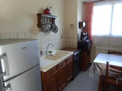 Cuisine ou kitchenette dans l'établissement Chez Jeannette