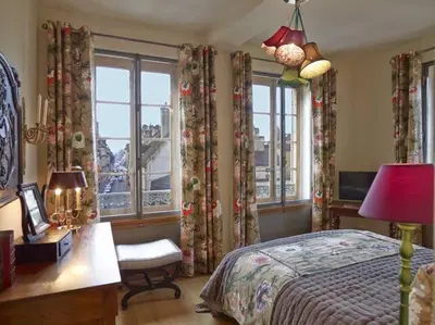Un ou plusieurs lits dans un hébergement de l'établissement Appartements de la Cote 6