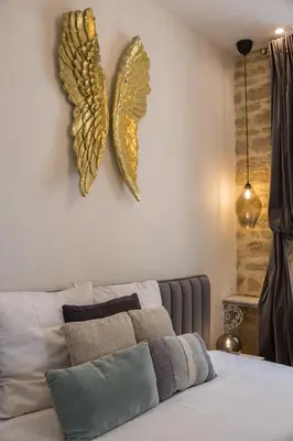Un ou plusieurs lits dans un hébergement de l'établissement La Suite Indivio - Appartement standing vue cathédrale