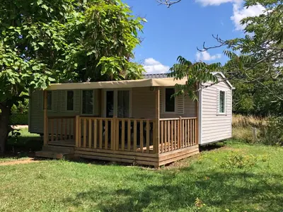 Jardin de l'établissement Camping Moulin de Collonge