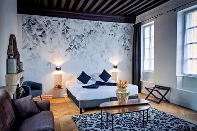 Coin salon dans l'établissement Maison Philippe Le Bon Hôtel, Restaurant & Bar le 19