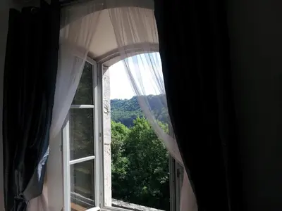 Vue générale sur la montagne ou vue sur la montagne depuis le B&B/chambre d'hôtes