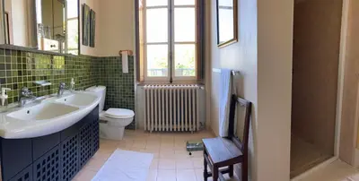 Salle de bains dans l'établissement La Buffonnerie