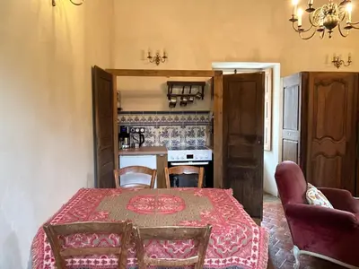 Cuisine ou kitchenette dans l'établissement La Buffonnerie