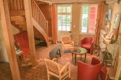 Coin salon dans l'établissement Maison Blanche