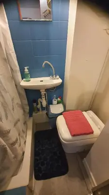Salle de bains dans l'établissement Charmant Studio proche Faculté CHU prix imbattable