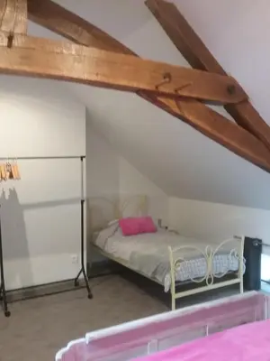 Un ou plusieurs lits dans un hébergement de l'établissement Les petites Fourches