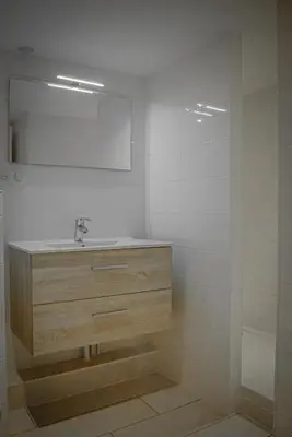 Salle de bains dans l'établissement Dijon Standing Historic City Apartment