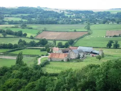 Paysage naturel près de la maison de vacances