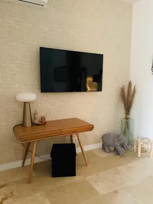 Télévision ou salle de divertissement dans l'établissement Logement A / Clos des Saunières