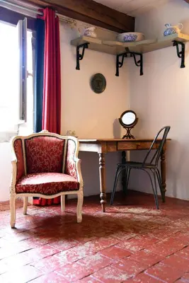 Coin salon dans l'établissement Au cœur de Fontaine