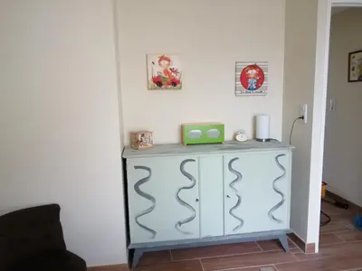 Cuisine ou kitchenette dans l'établissement Le Bord d'eau