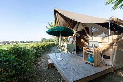 Plan de l'établissement Huttopia Meursault