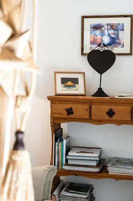 Bibliothèque dans le B&B/chambre d'hôtes