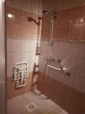 Salle de bains dans l'établissement La Sénonaise