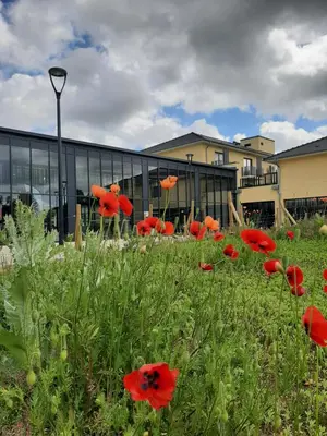Jardin de l'établissement Villa Thermae Santenay
