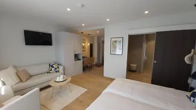 Télévision ou salle de divertissement dans l'établissement Villa Thermae Santenay