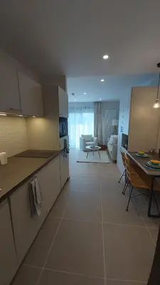 Cuisine ou kitchenette dans l'établissement Villa Thermae Santenay