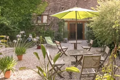 Jardin de l'établissement La Vigne du Pont