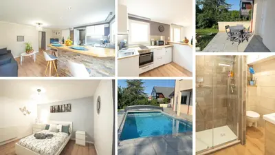 Cuisine ou kitchenette dans l'établissement Le Flav - Charmant appartement à 10 mn de Dijon