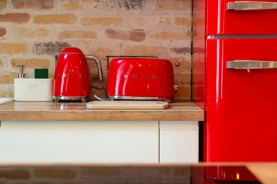 Cuisine ou kitchenette dans l'établissement Pasteur Numéro 5