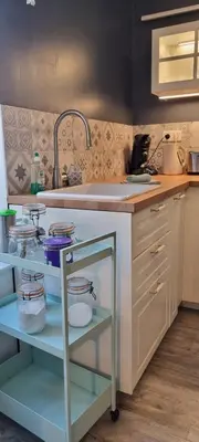 Cuisine ou kitchenette dans l'établissement Il était une fois... le gite