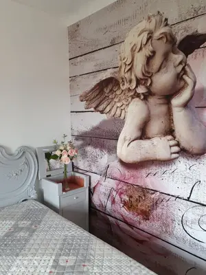 Coin salon dans l'établissement Gîte de la Maison du L.A.C