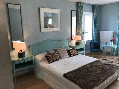 Un ou plusieurs lits dans un hébergement de l'établissement Ancienne Auberge des Brizards - Morvan (14 personnes)