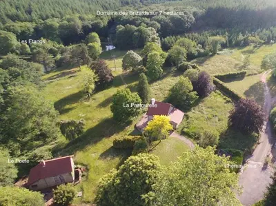 Paysage naturel près de la maison de vacances