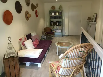 Coin salon dans l'établissement les chambres de Marthe