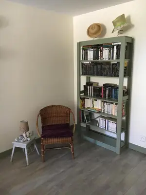 Bibliothèque dans le B&B/chambre d'hôtes